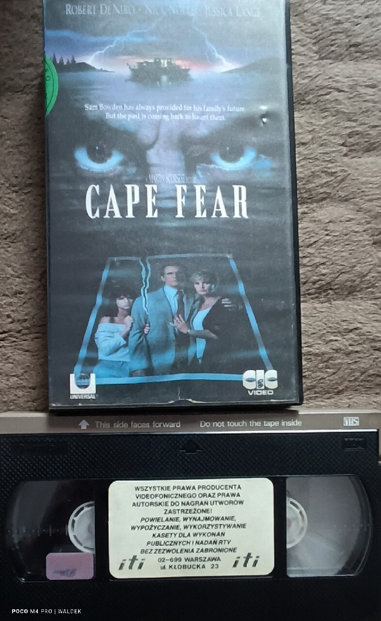 Przylądek strachu R.de Niro, N.Notle vhs | Sierpc | Licytacja na ...