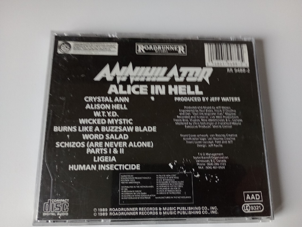 AnnihilatorAlice in Hell katowice Kup teraz na Allegro Lokalnie