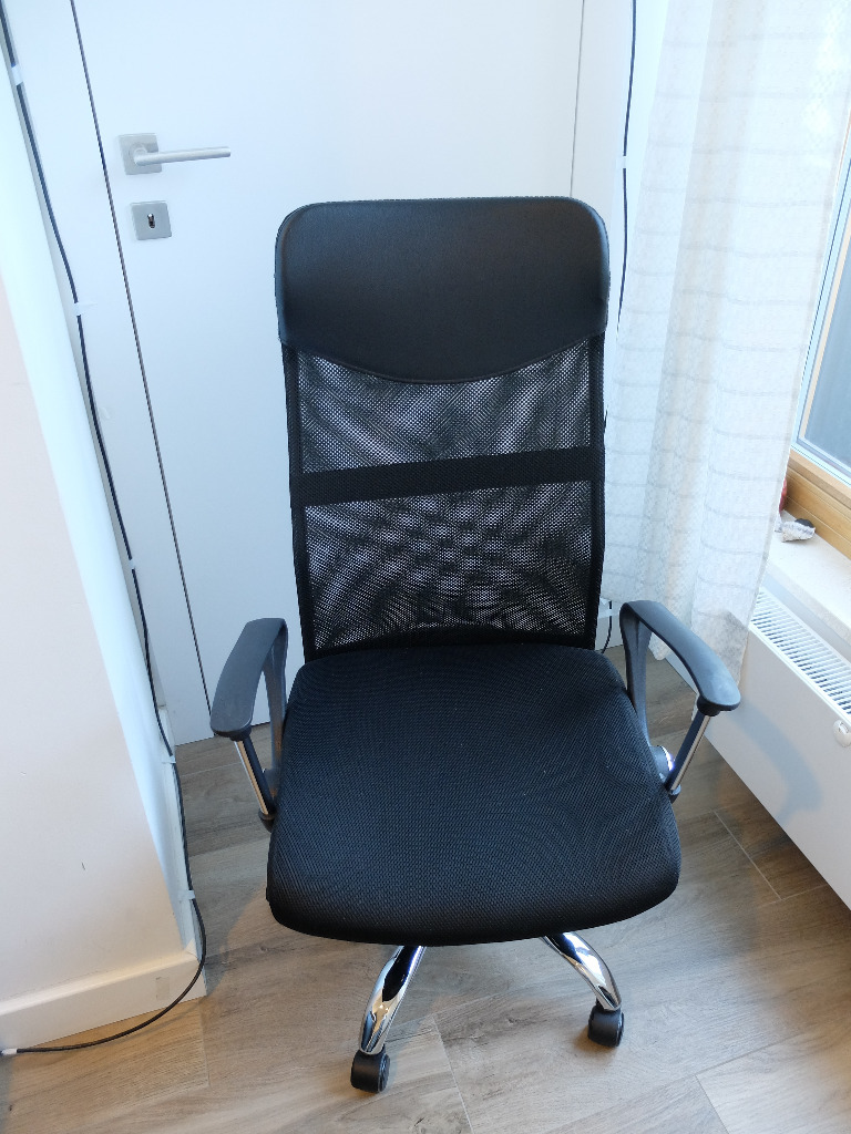 Krzesło biurowe Jysk BILLUM czarne jak nowe Gdańsk Kup teraz na