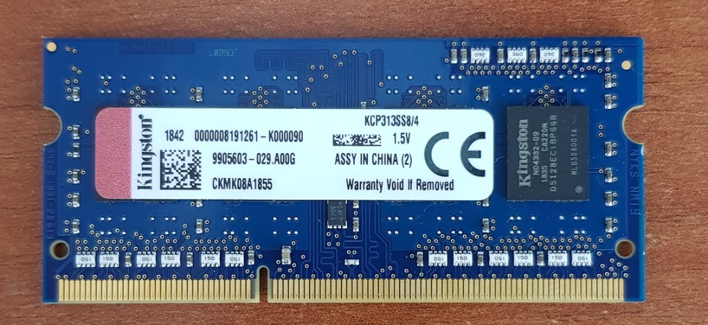 RAM 4GB DDR3 1333 MHz SODIMM Kingston KCP313SS8 4 Lublin