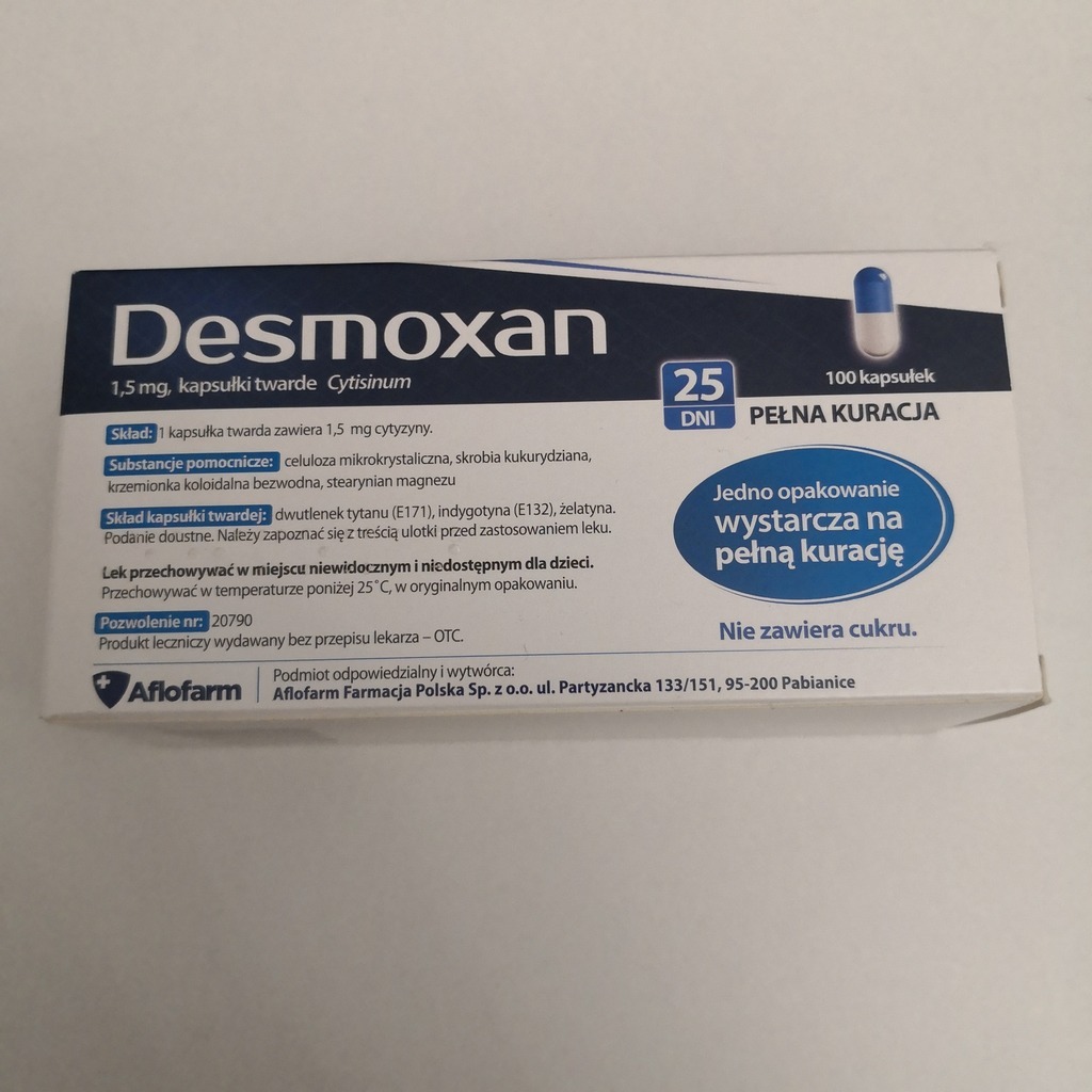 Desmoxan 100szt pełna kuracja Dobiegniew Kup teraz na Allegro Lokalnie