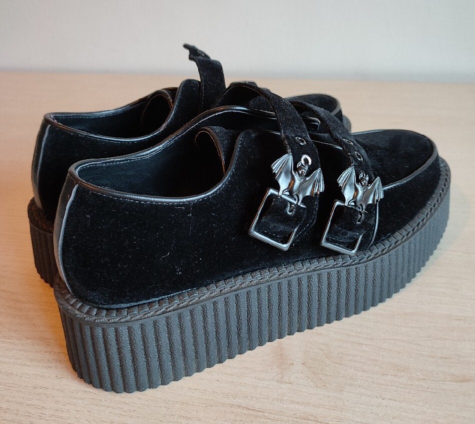 Buty Killstar Obsidiana Creepers Black zamszowe 40 Tuliszków Kup teraz na Allegro Lokalnie