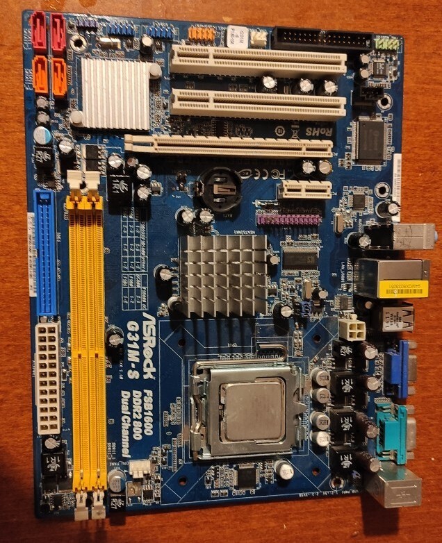 Płyta główna ASROCK G31MS + Intel P4 3.0ghz Warszawa Licytacja na Allegro Lokalnie