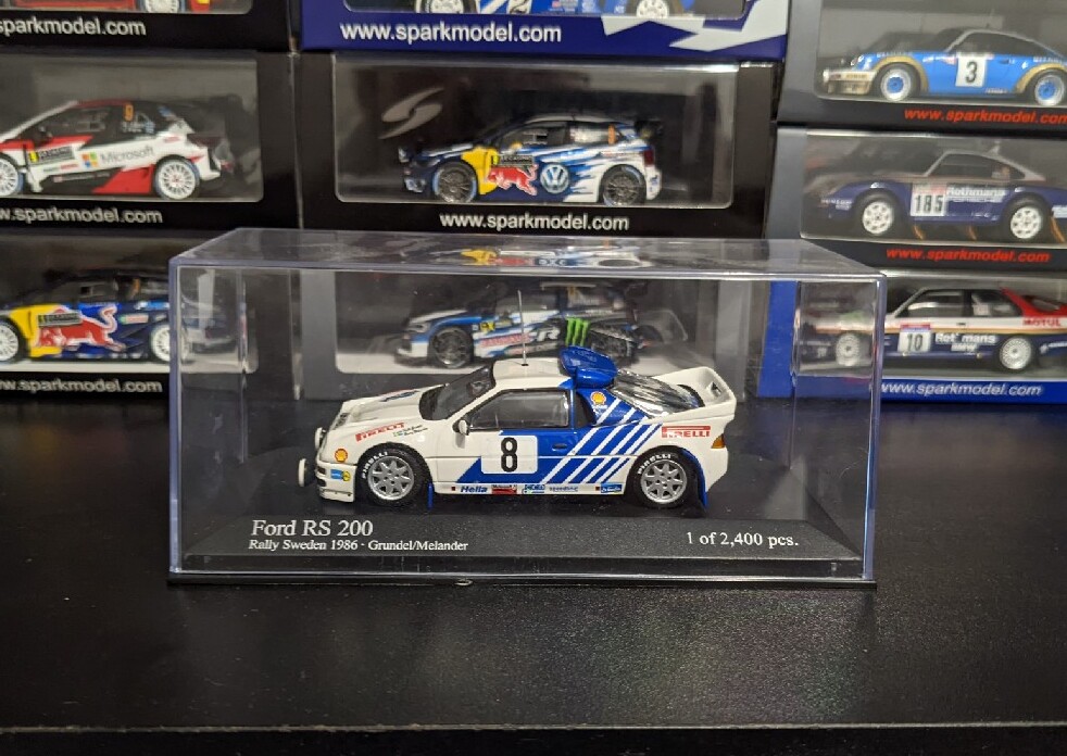 1:43 Minichamps Ford RS200 Rally Sweden Grupa B | Bytom | Kup