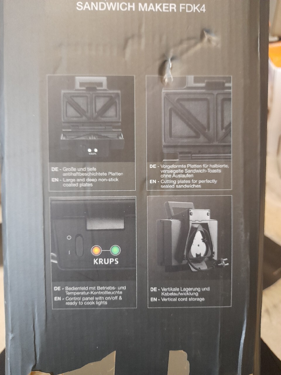 Opiekacz, sandwich, toster Krups FDK4 Blizno Kup teraz na Allegro