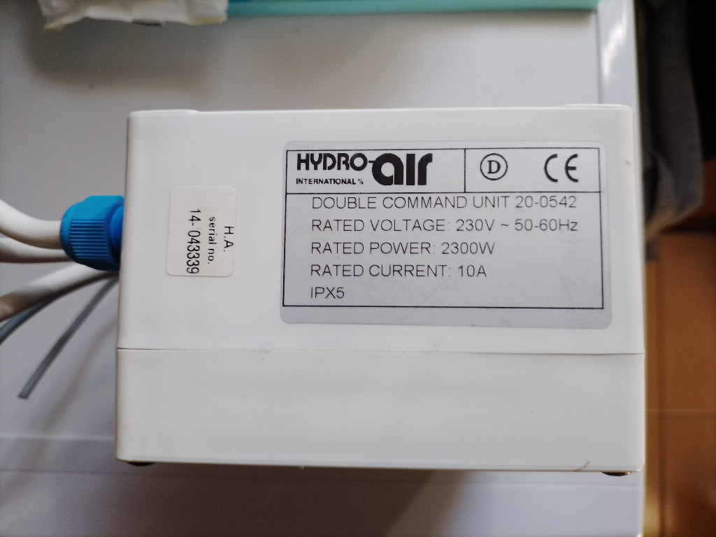 Hydro AIR Double command unit 200542 DO JACUZZI Poznań Kup teraz
