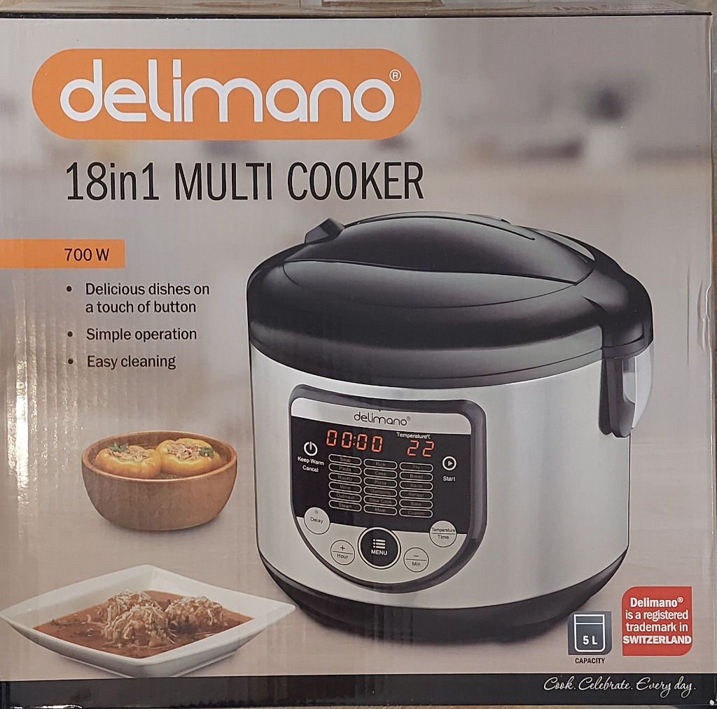 Delimano Multicooker 18w1 nowy Poznań Kup teraz na Allegro Lokalnie