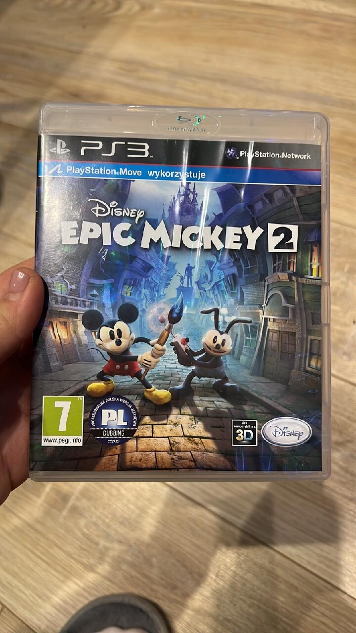 epic-mickey-ps3-nowa-wersja-pl-gra-pude-ko-straszyn-kup-teraz-na-allegro-lokalnie