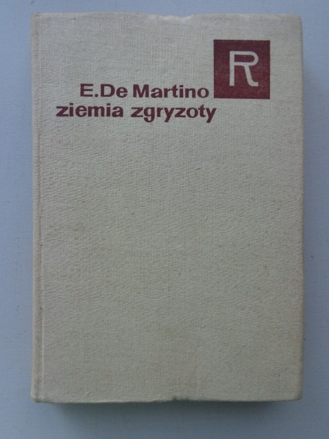 ZIEMIA ZGRYZOTY Ernesto De Martino Gdańsk Kup teraz na Allegro Lokalnie