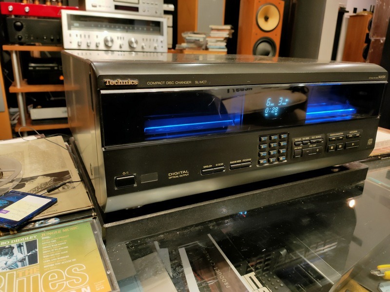 TECHNICS SLMC7 ! Flagowa zmieniarka 111płyt Konstantynów Łódzki