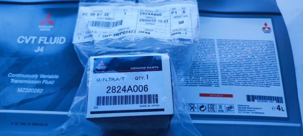 Mz320262 mitsubishi cvt j4