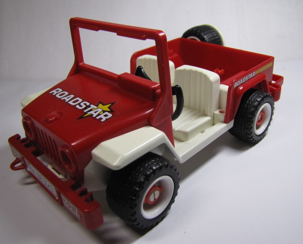 jeep Playmobil geobra 1988 czerwony Sławno Licytacja na Allegro Lokalnie