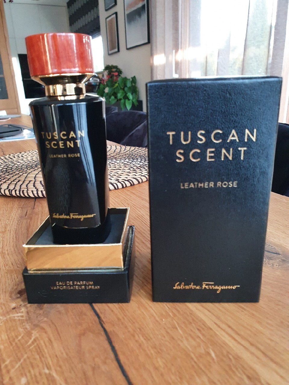 Salvatore ferragamo tuscan scent leather cheap rose