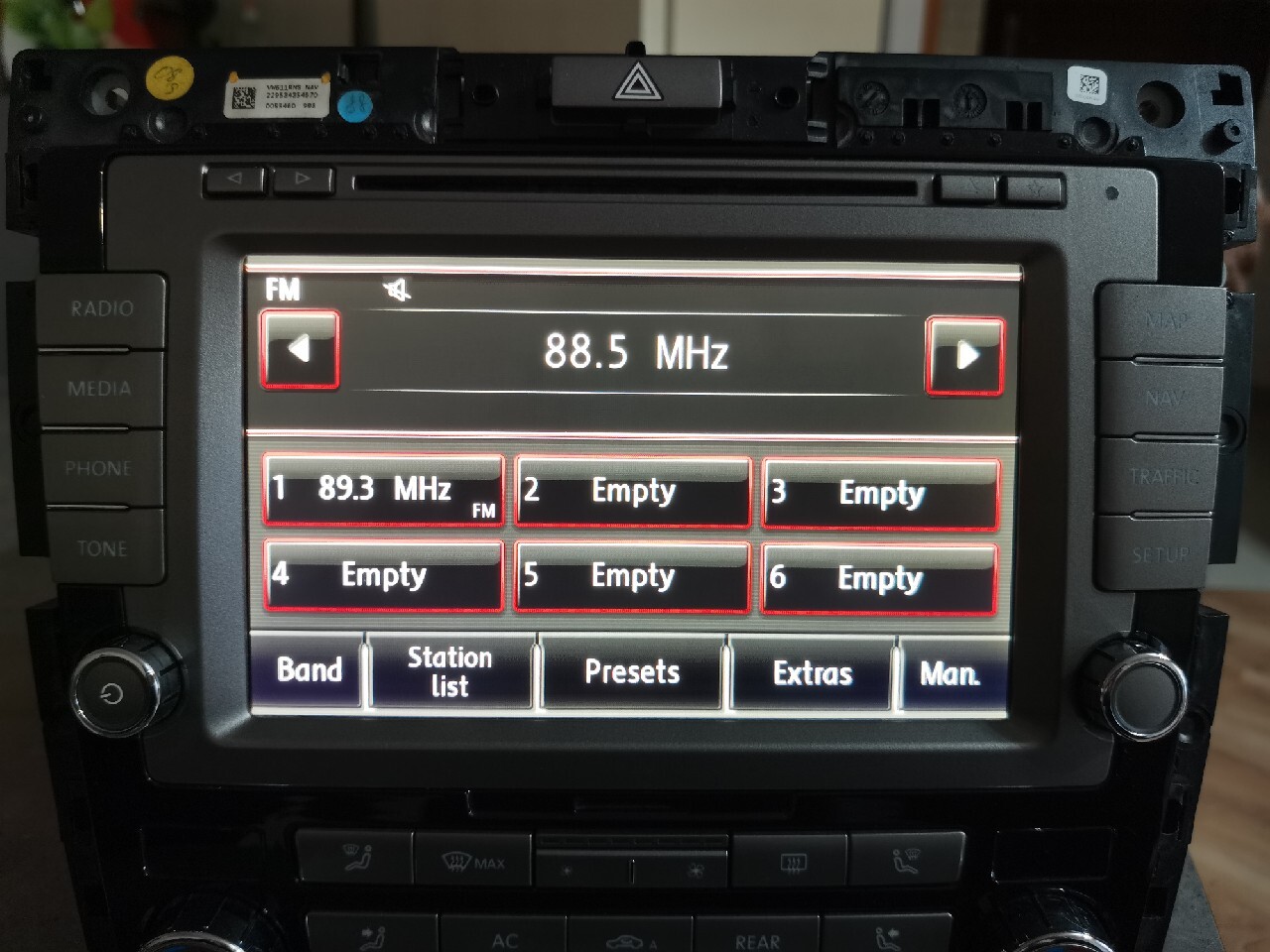 VW PHAETON Nawigacja RNS 810 3D0035680 z mapami 8557+KOD 3D0035005 ...
