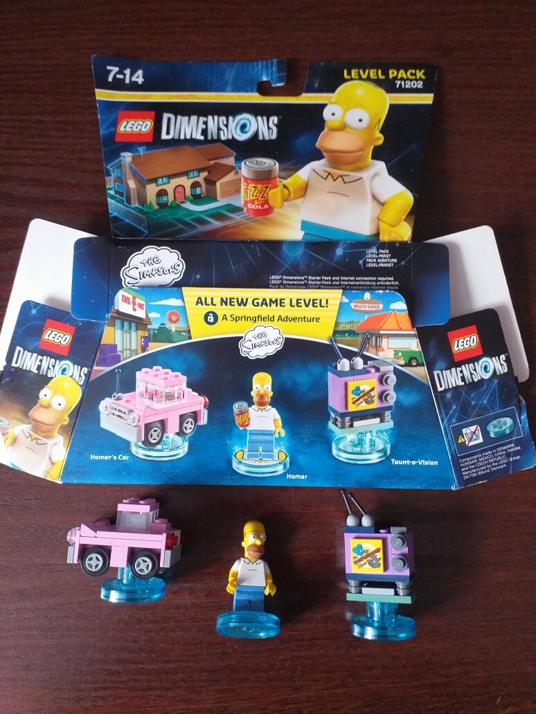 Lego outlet dimensions simpsons