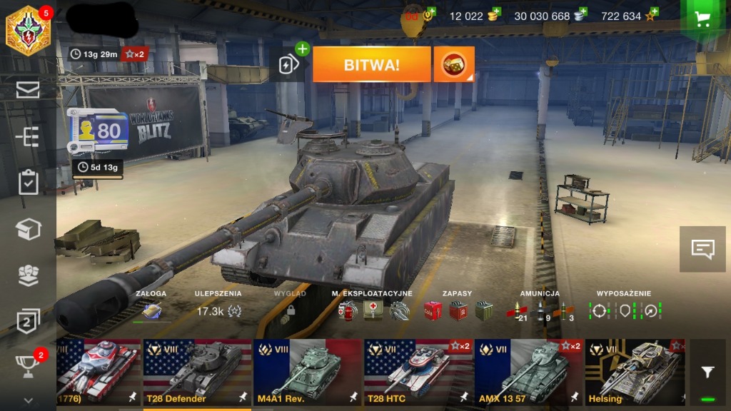World Of Tanks Wot Blitz Mega Zasoby 22 Premek Kup Teraz Za 399 00 Zl Rzeszow Allegro Lokalnie
