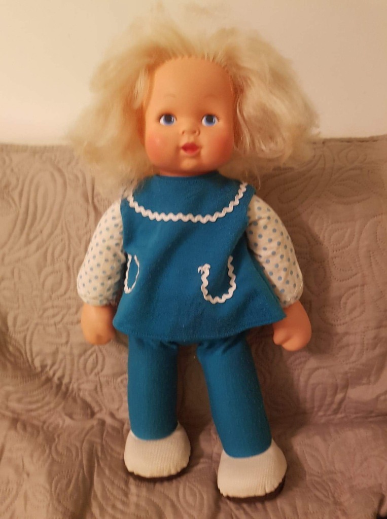 Vintage Lalka Hasbro 1975 Walking Baby Loves You Chojnice Licytacja