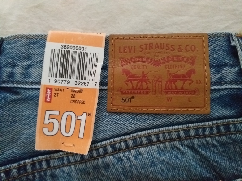 Spodnie jeansowe damskie Levi's 501 W27 L28 | Warszawa | Kup teraz na  Allegro Lokalnie