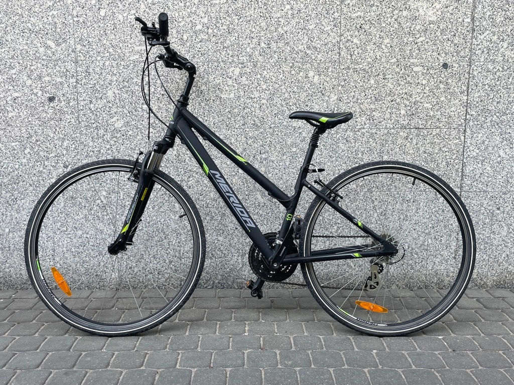 rower damski MERIDA CROSSWAY 10 (rama 42 cm) | Warszawa | Kup teraz na ...