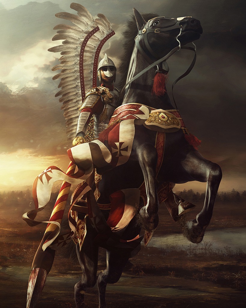 Husarz, Husaria, obraz canvas na ścianę 60x80cm | Wrocław | Kup teraz