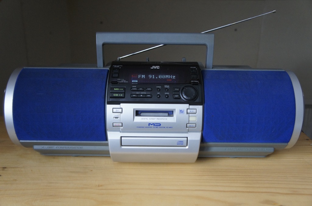 Radio MiniDisc JVC RD MD5 Biały Kruk.   Garwolin   Ogłoszenie na