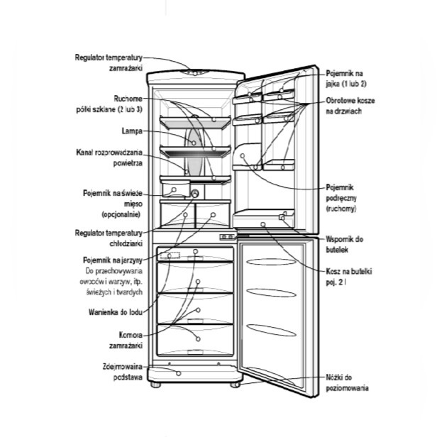 Lodówka LG model GR389SQF w idealnym stanie Czołowo Ogłoszenie na