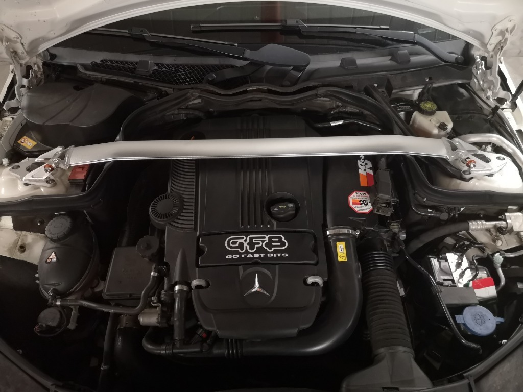 ALUMINIUM FRONT UPPER STRUT BAR FOR MERCEDES w204 Wrocław Kup teraz