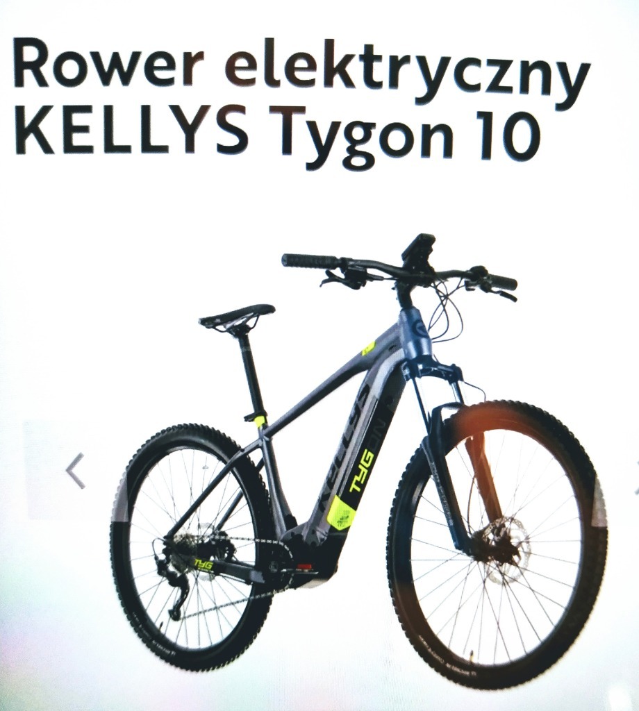 Rower elektryczny KELLYS Tygon 10 Jelenia Góra Ogłoszenie na