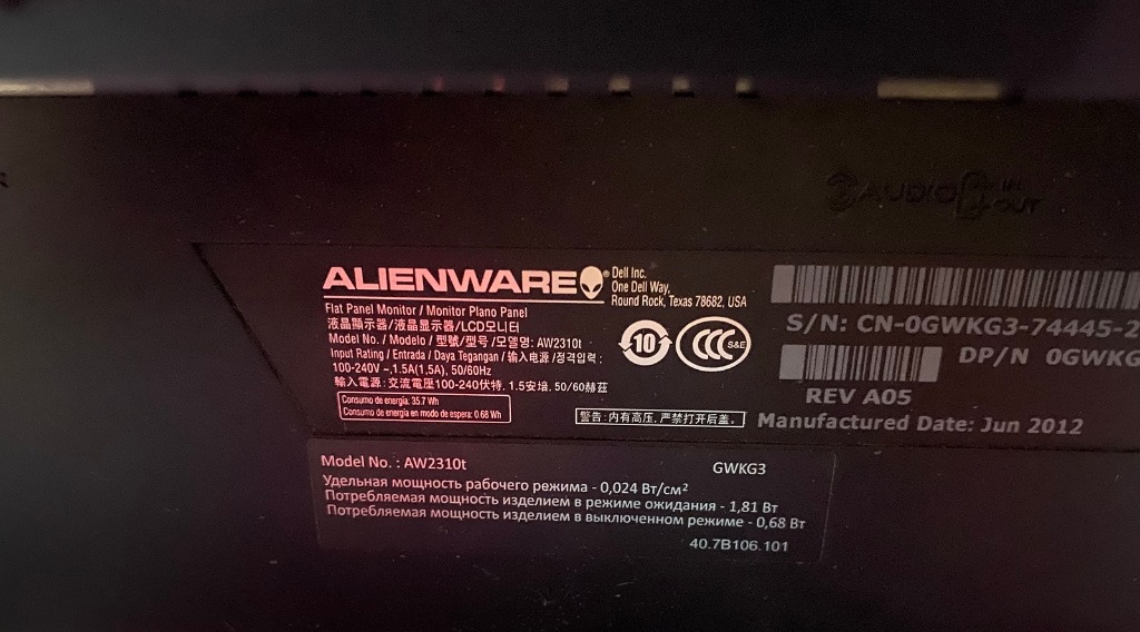 Licytacja Monitor 23 Dell Alienware Aw2310 3d 1hz m Trzcianka Kolonia Allegro Lokalnie