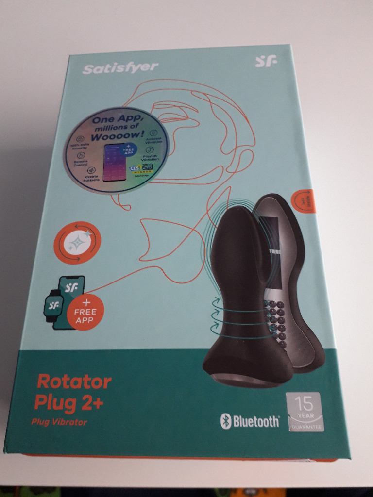 Rotator Plug 2+ Black Satisfyer App Ząbki Kup teraz na Allegro Lokalnie