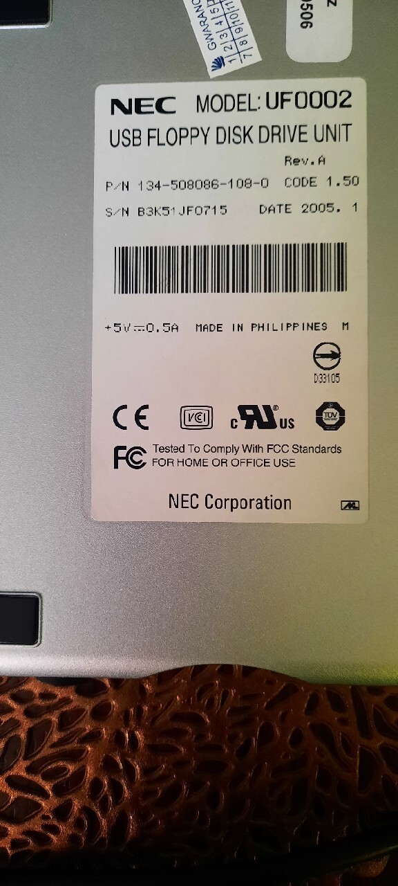 NEC UF0002 USB FLOPPY DISK DRIVE UNIT Wrocław Kup teraz na Allegro