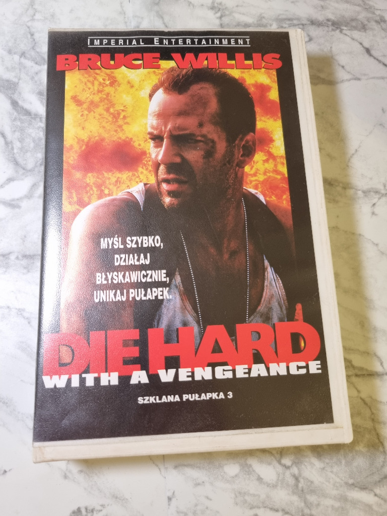 Die hard 3 szklana pu apka 3 kaseta vhs willis bia ystok kup