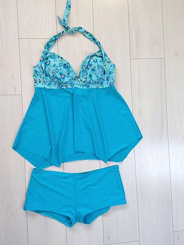 Cudne tankini ze spodenkami ok 85E XXL Dębogórze Kup teraz na