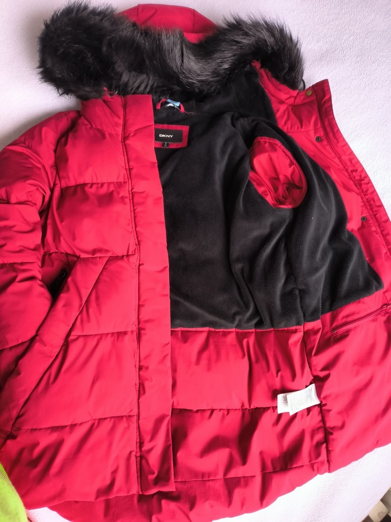 Dkny top red jacket