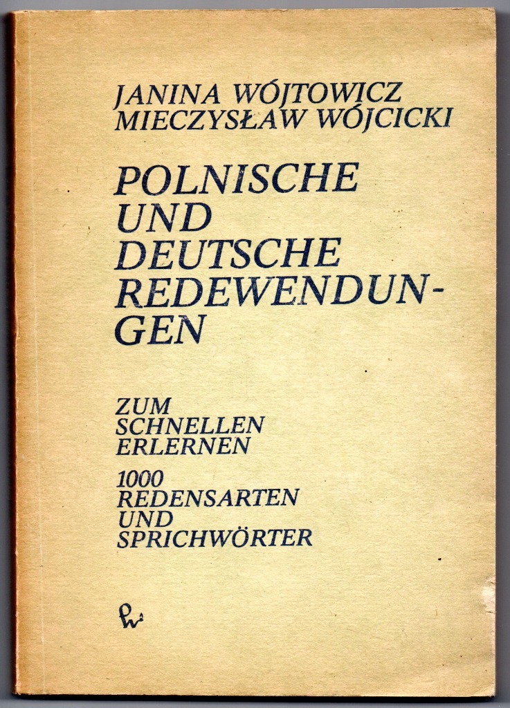 POLNISCHE UND DEUTSCHE REDEWENDUNGEN Wójtowicz Pyrzyce Kup teraz na