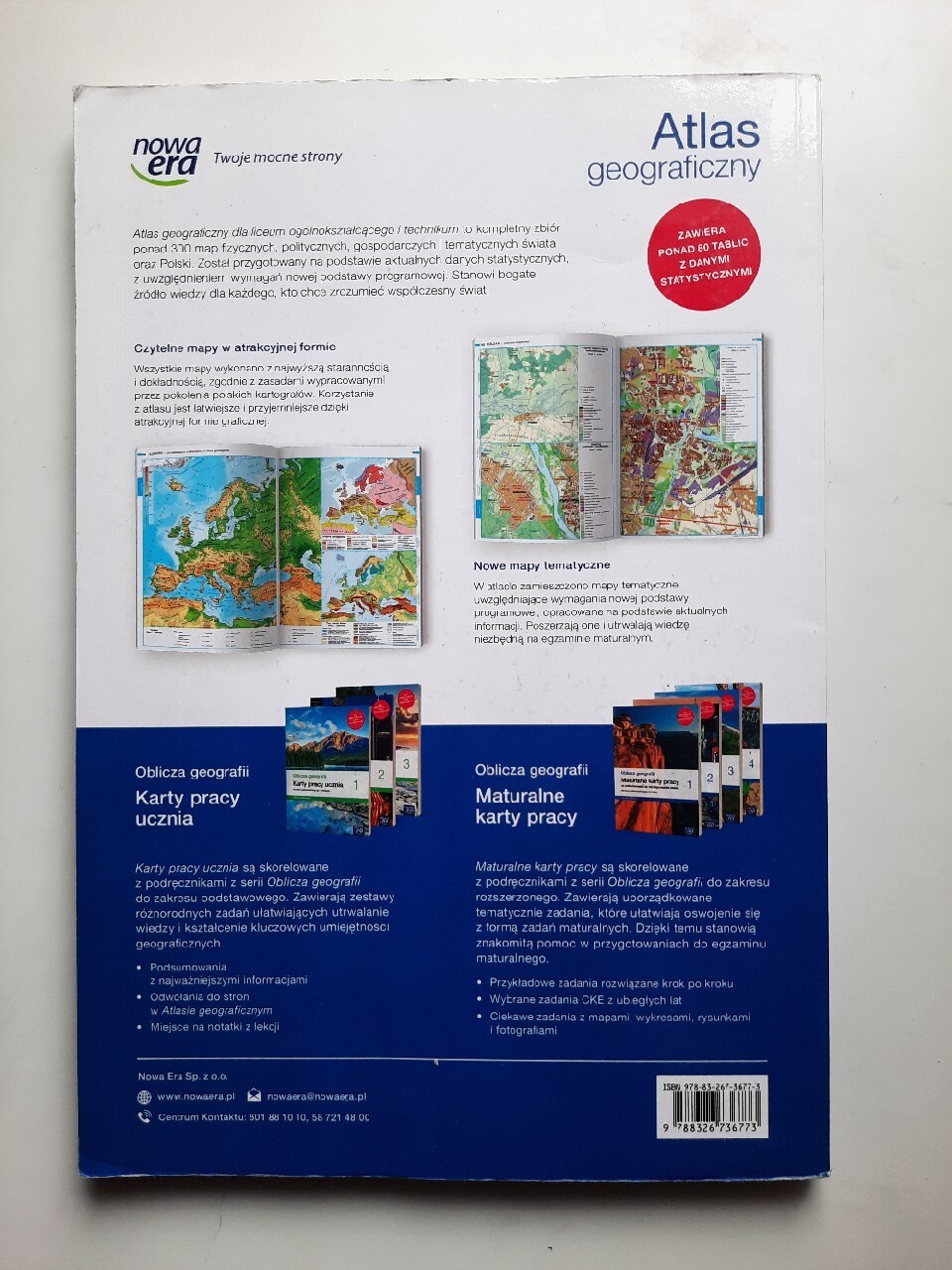 Atlas Geograficzny Dla Szkół Ponadpodstawowych Oblicza Geografii ATLAS GEOGRAFICZNY dla szkół średnich/nowa era | Tarnowo | Kup teraz na