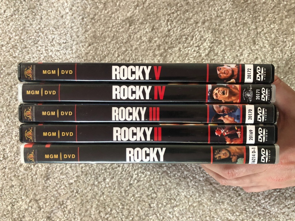 Zdjęcie oferty: Rocky 1,2,3,4,5 DVD Lektor PL