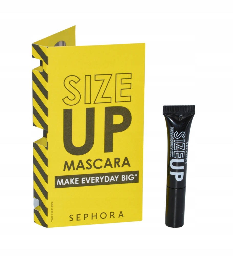 SEPHORA SIZE UP MASCARA MINIATURA 1,5 BLACK VEGAN Pabianice Kup