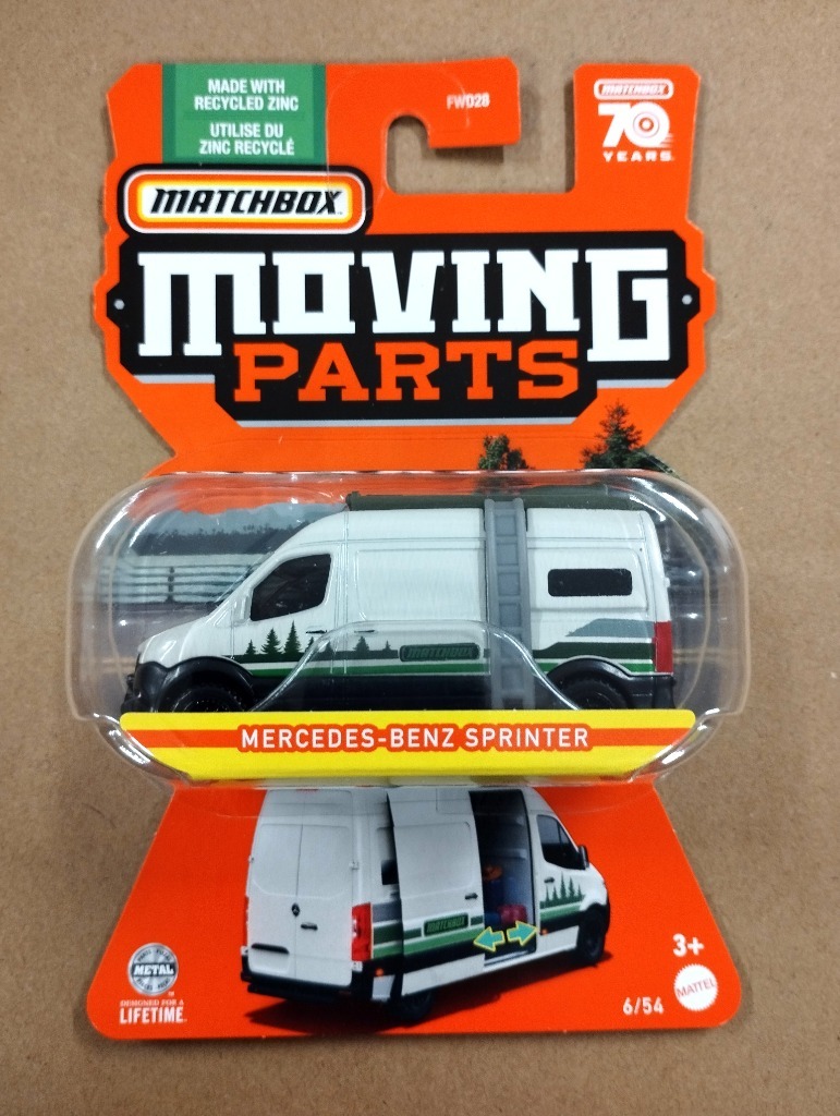 MATCHBOX MOVING PARTS MERCEDES SPRINTER Nowy Sącz Kup teraz na