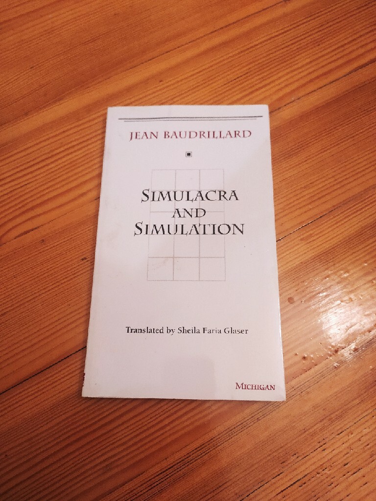Simulacra and Simulation Jean Baudrillard Grodzisk Wielkopolski Kup teraz na Allegro Lokalnie