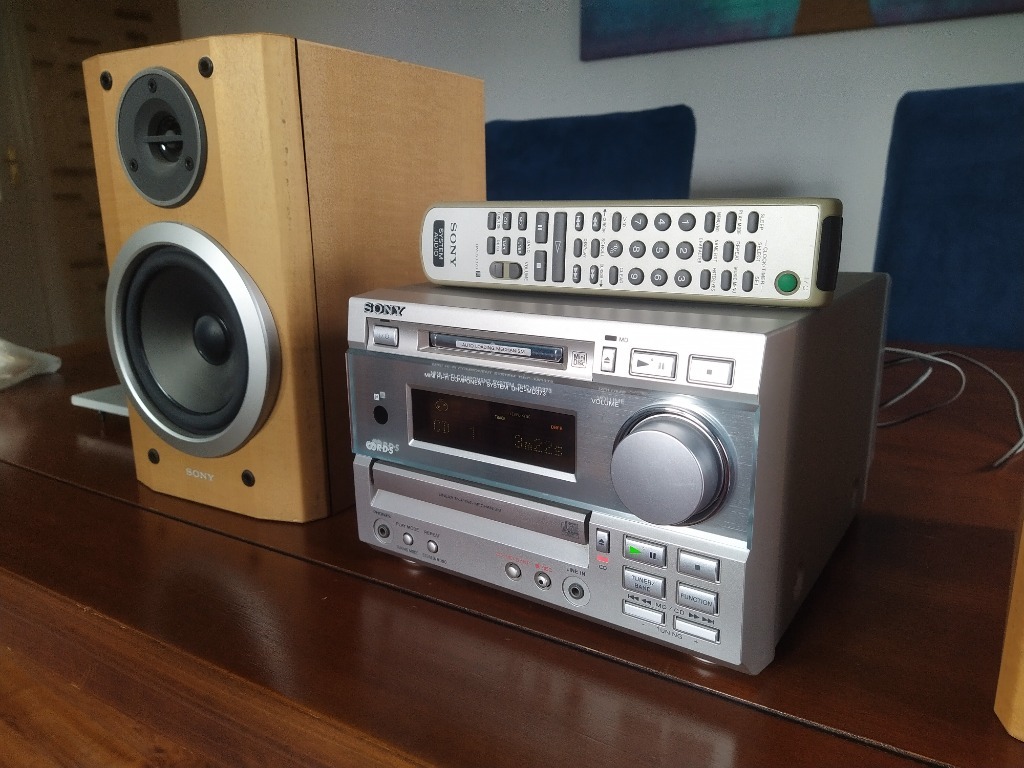 Sony DHCMD373 Wieża Hifi minidisc CD tuner pilo Goleniów Kup