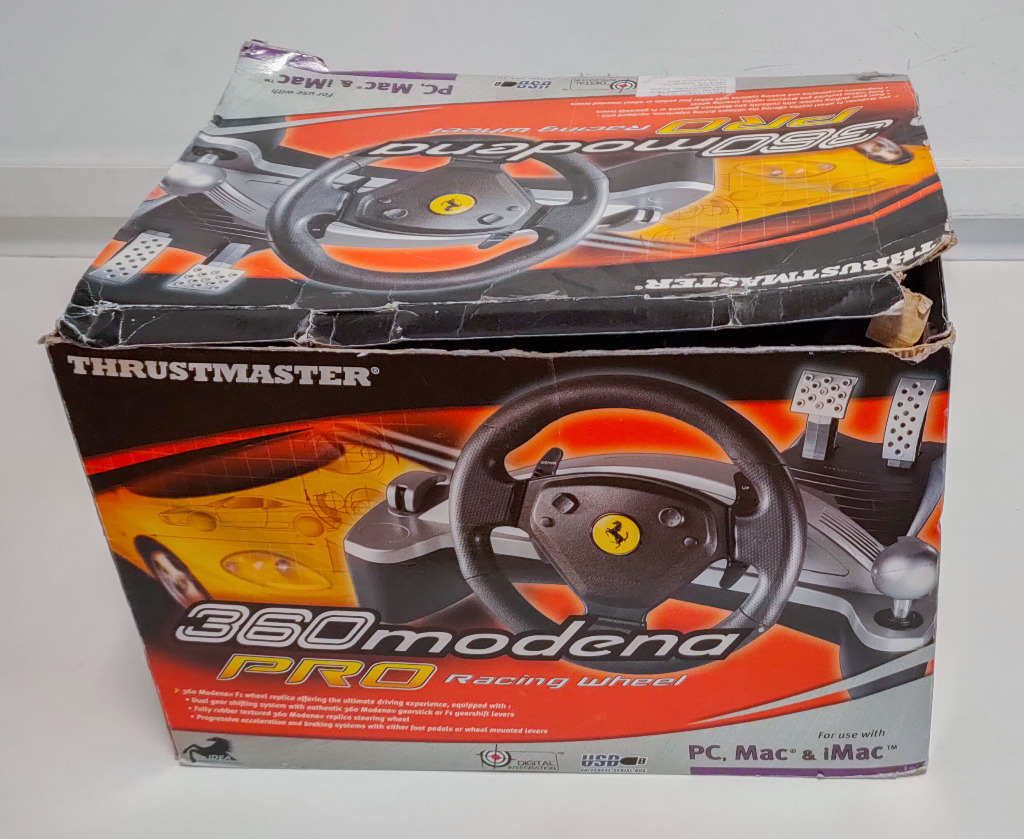Kierownica + pedały Thrustmaster 360 Modena Pro | Warszawa | Licytacja ...