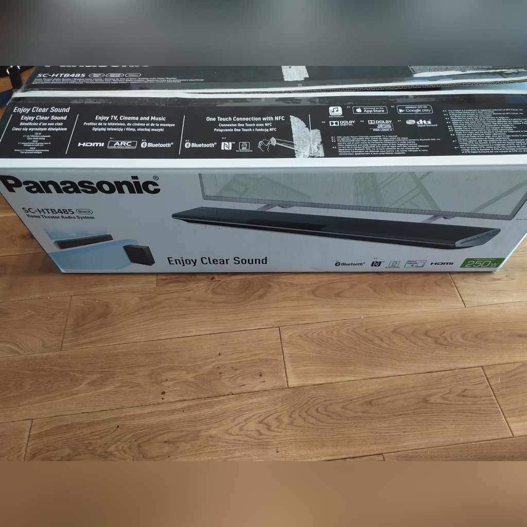 Soundbar SCHTB485 Panasonic Świnoujście Licytacja na Allegro Lokalnie