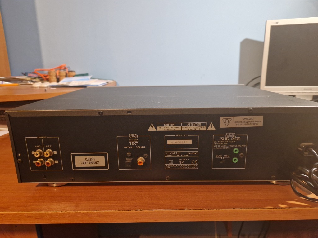 Odtwarzacz CD Kenwood DP 5090 srebrny Katowice Kup teraz na Allegro