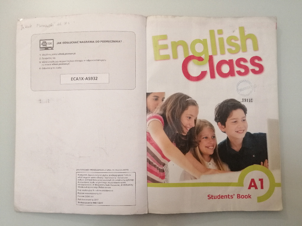 English Class A1+ Unit 5 English Class A1 angielski kl4 podręcznik | Mińsk Mazowiecki | Kup