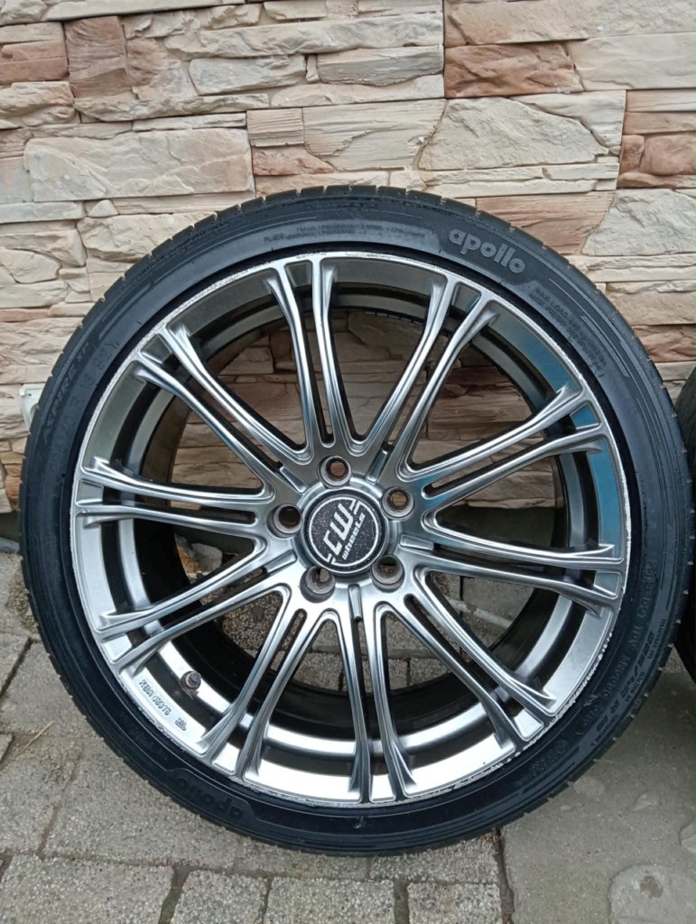 4 ШТУКИ ДИСКИ 18 KBA 48316 Z ШИНАМИ 225/40 R18 AUDI A3 2008 