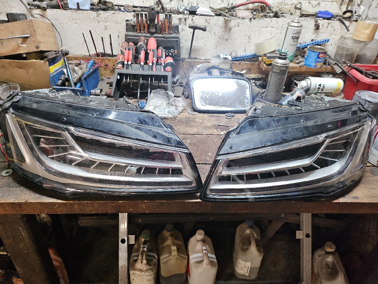 Lampy Reflektor Audi A8 d4 lift Matrix full led komplet | Duszniki ...