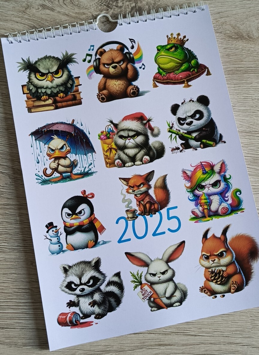 Kalendarz A4 na 2025 rok. WERSJA MĘSKA | Brodnica | Kup teraz na Allegro Lokalnie