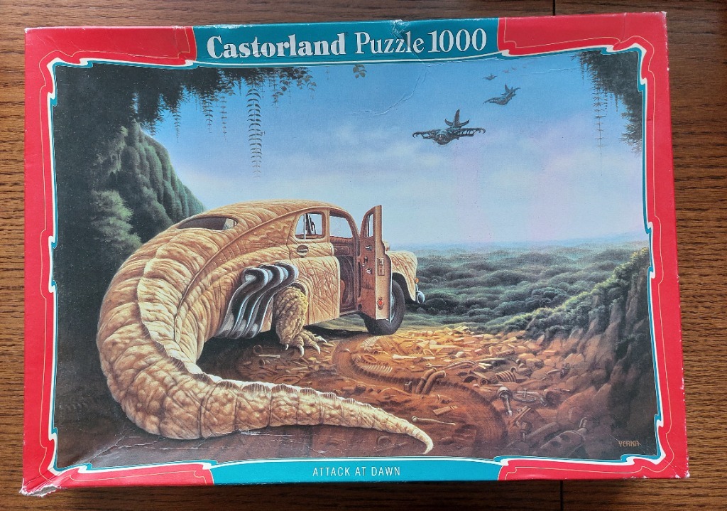 Puzzle Castorland. YERKA. ATTAK AT DAWN Łubowo Licytacja na Allegro