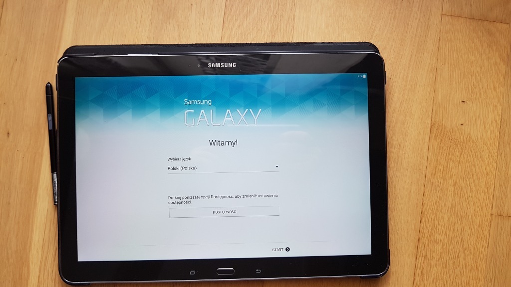 Tablet Samsung SMP900 Wrocław Licytacja na Allegro Lokalnie